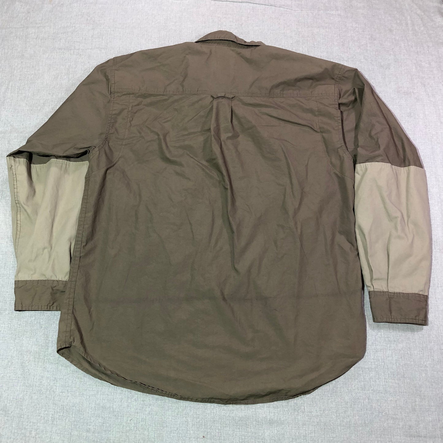 NRA Outdoors Shirt Mens L Button Down Padded Shooting Zip Pocket Vented