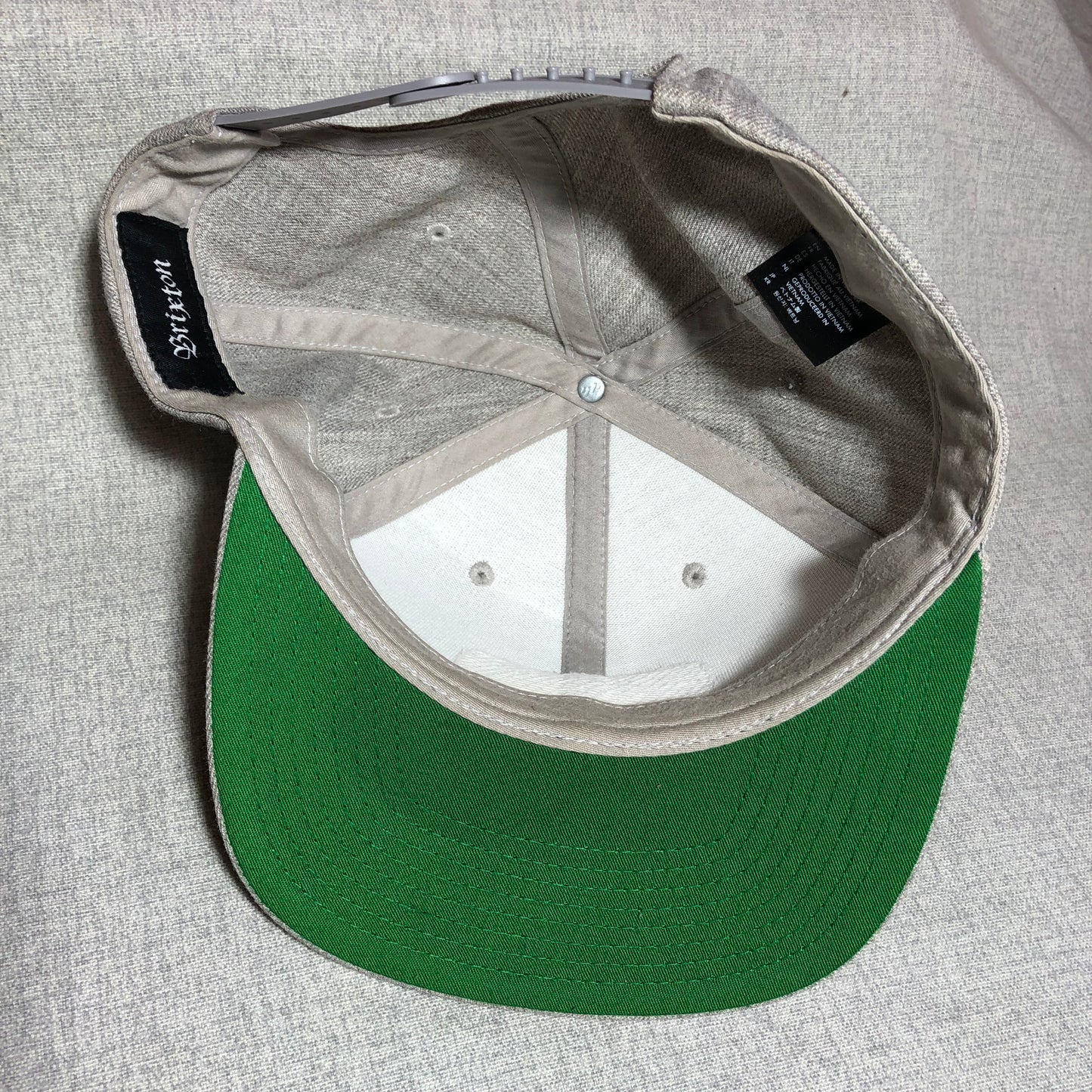 Brixton Hat Snapback Adjustable Gray Cap Adult OSFA