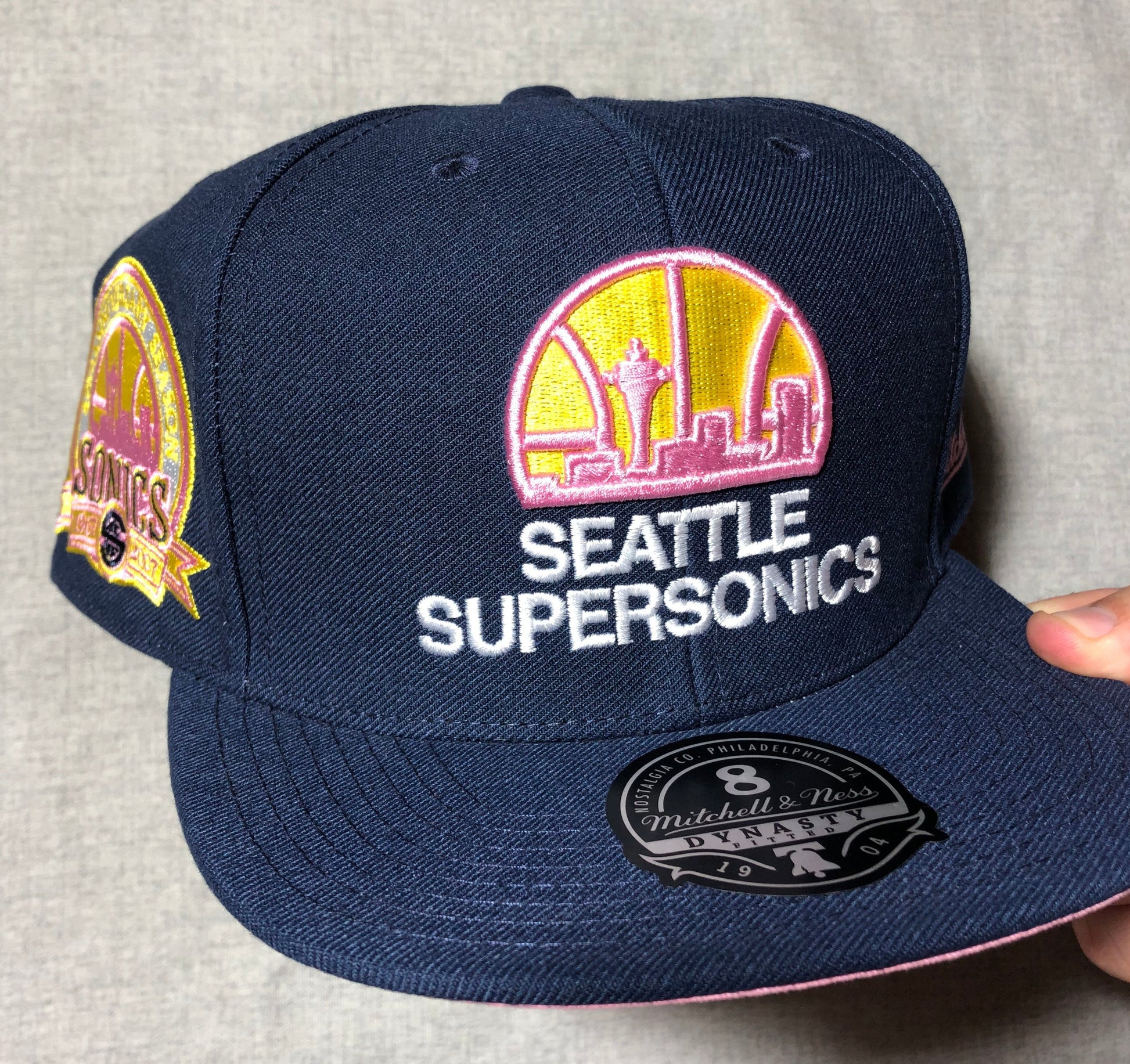 Seattle Supersonics Hat PATCH NBA