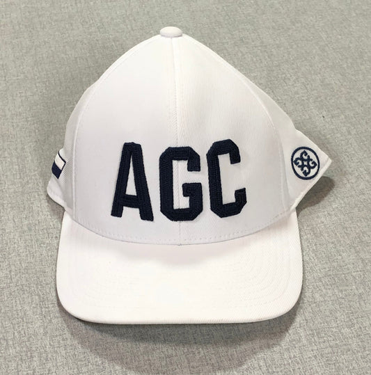 G Fore Hat AGC White Golf Snapback Cap GFore Golf Augusta